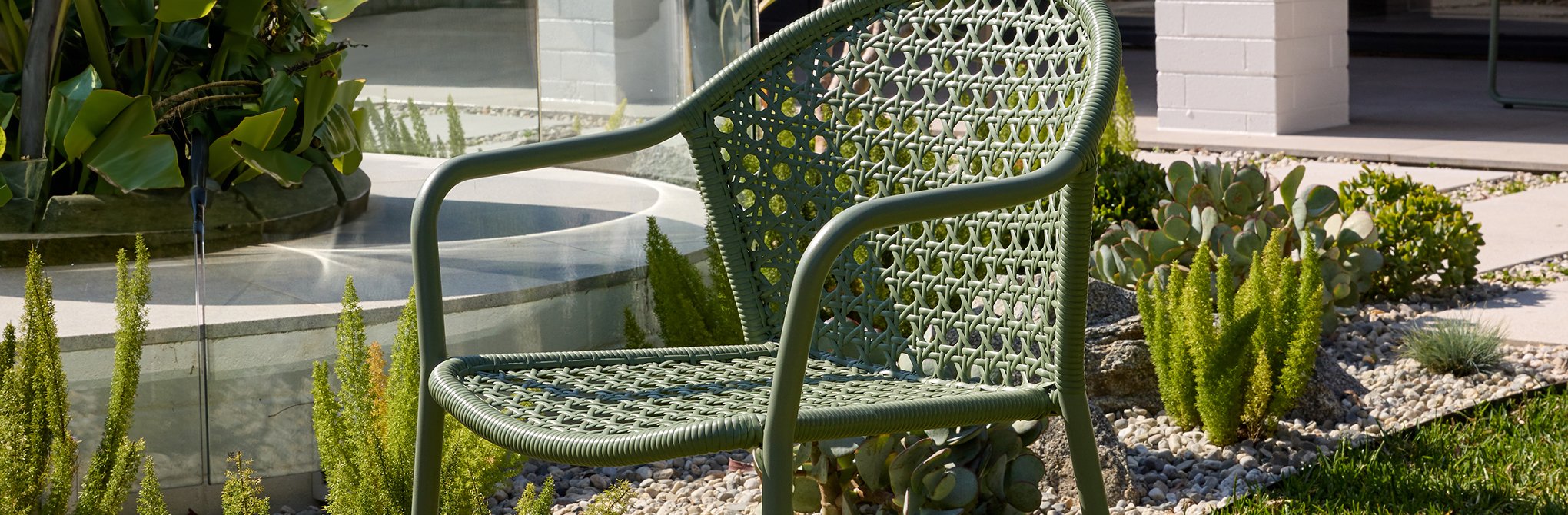 Avenue commercial outdoor aluminium dining chair