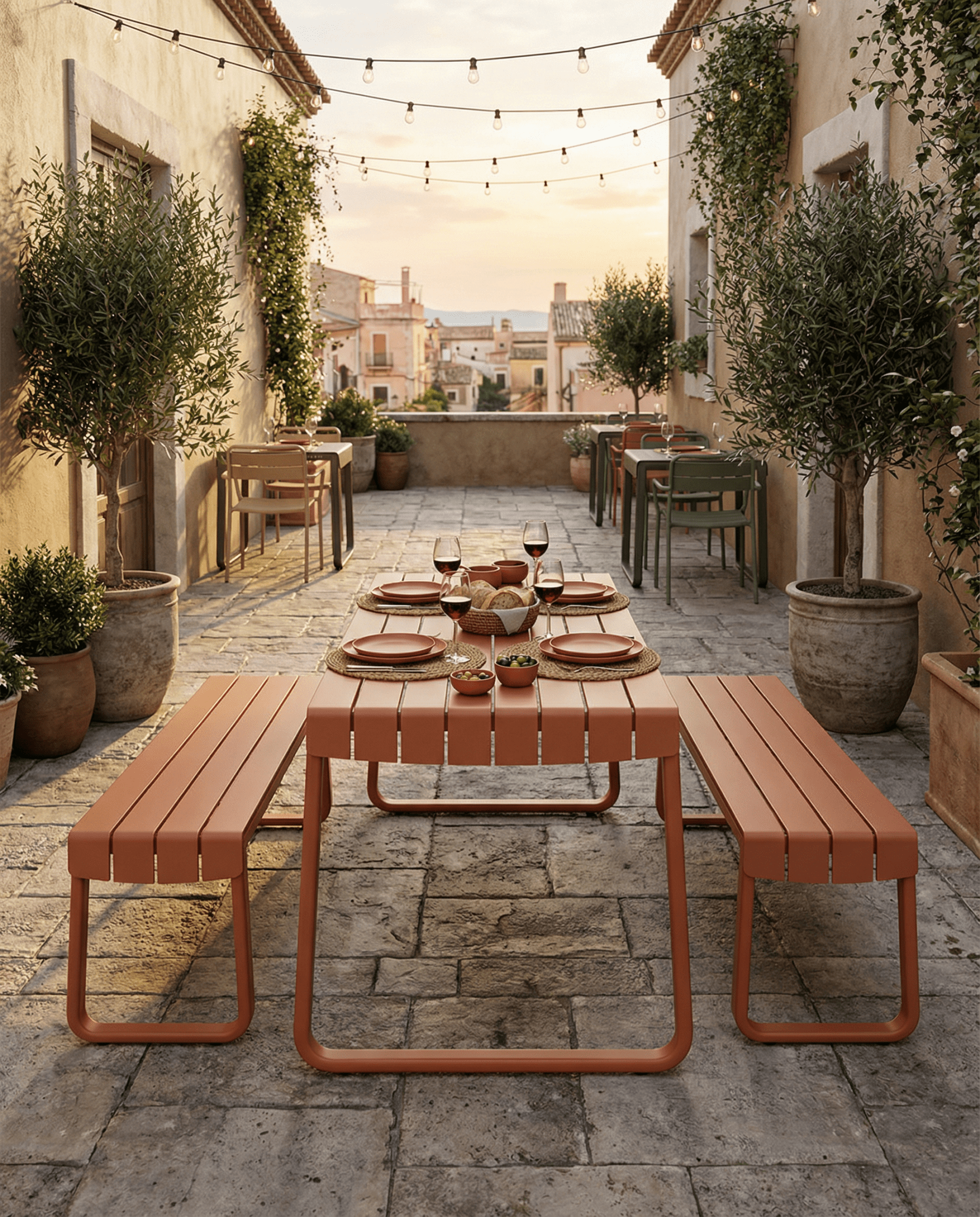 Athos A151 Bench - Zaneti - Italian Colourful Living